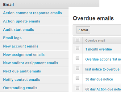 automated email notifications